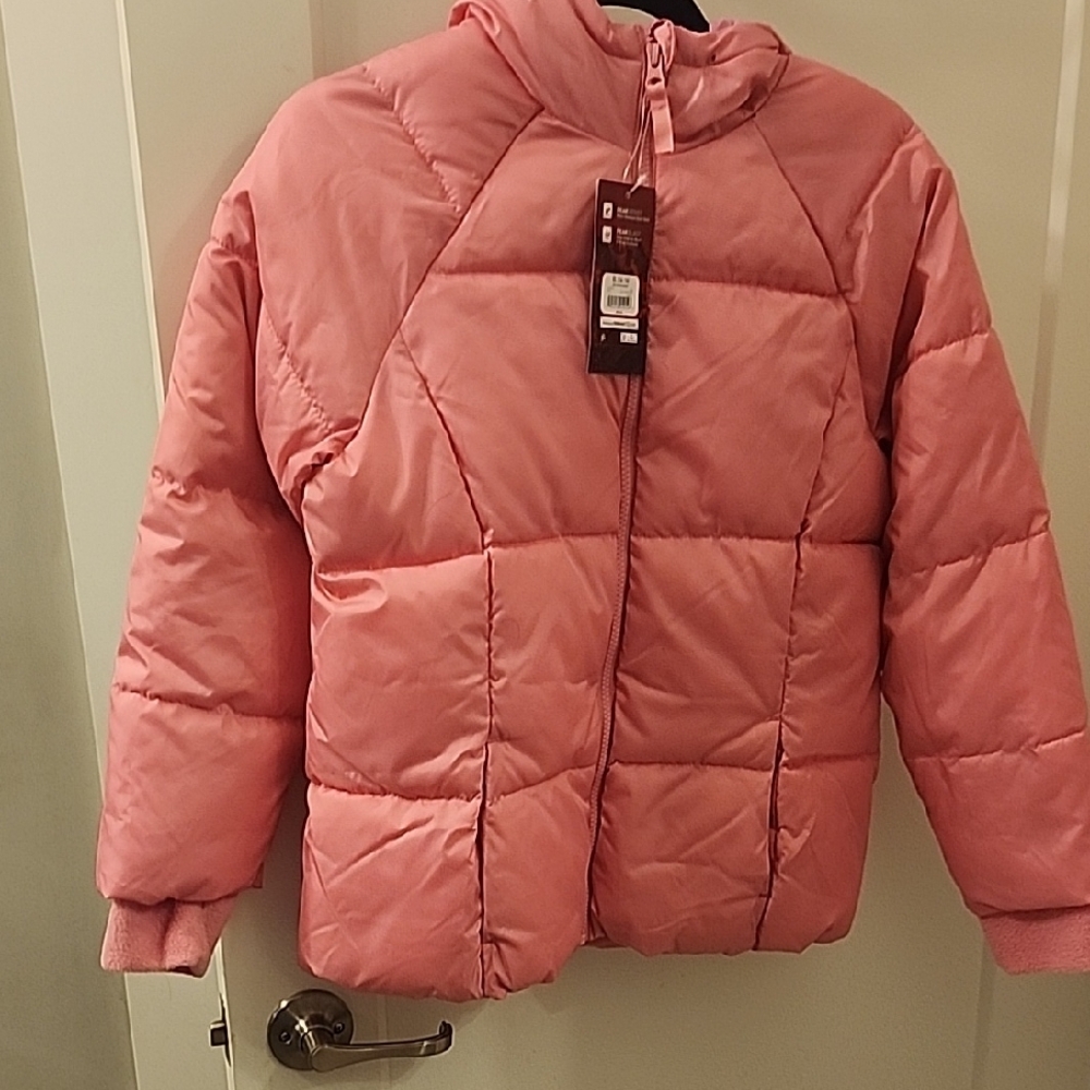 Kids Pink Puffer Jacket